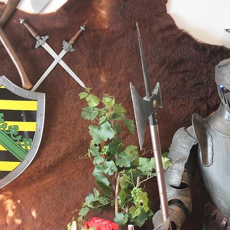 Pension Und Restaurant Die Burg エーレンフリーデルスドルフ エクステリア 写真