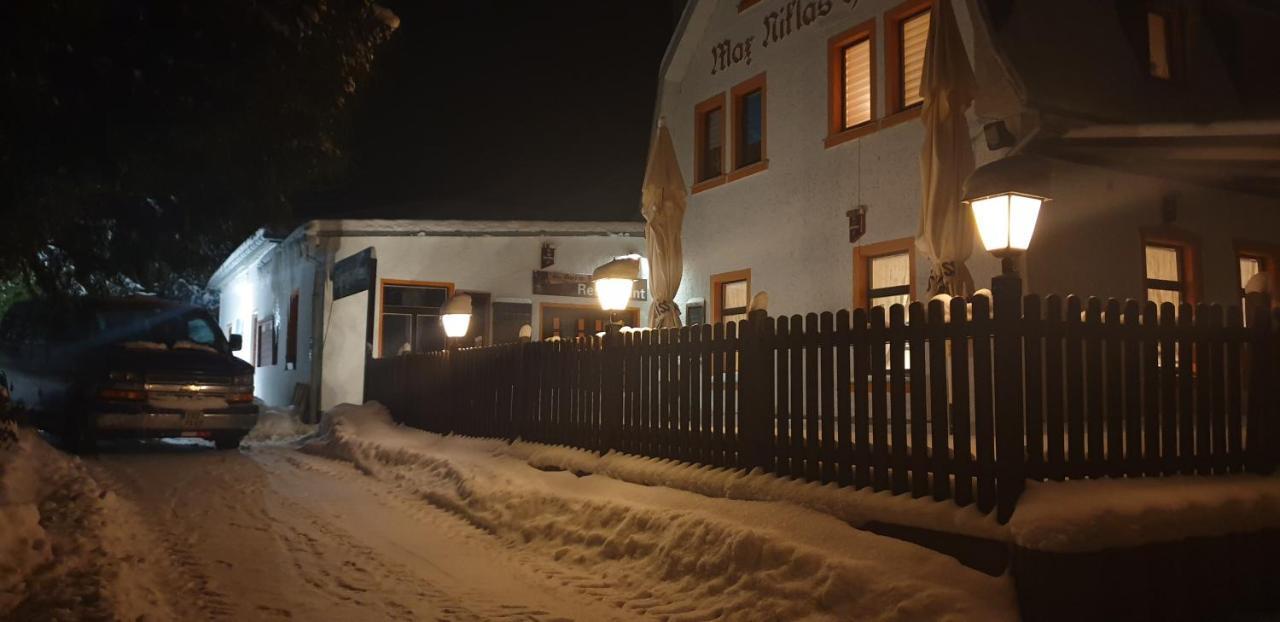 Pension Und Restaurant Die Burg エーレンフリーデルスドルフ エクステリア 写真