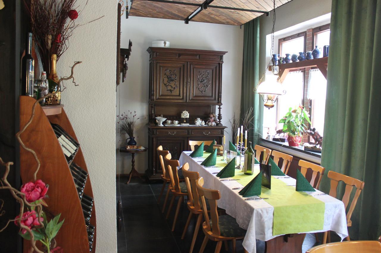Pension Und Restaurant Die Burg エーレンフリーデルスドルフ エクステリア 写真